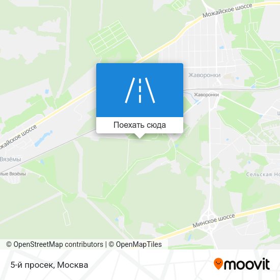 Карта 5-й просек