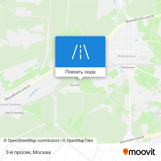 Карта 3-й просек
