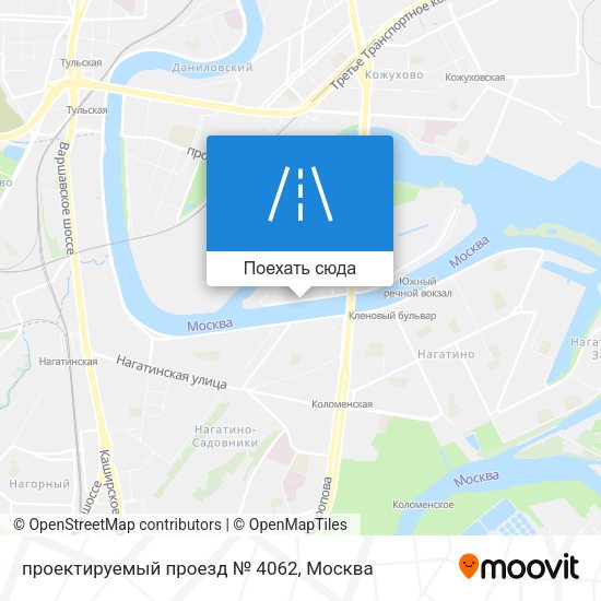 Карта проектируемый проезд № 4062