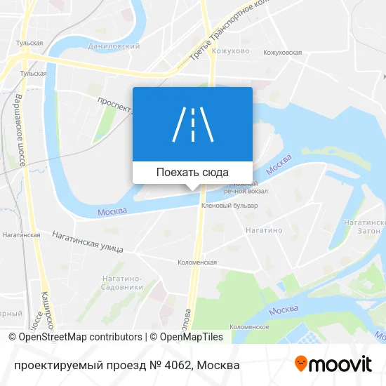 Карта проектируемый проезд № 4062