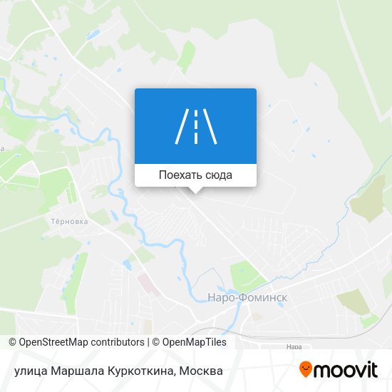 Карта улица Маршала Куркоткина