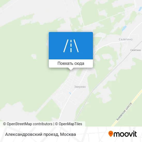 Карта Александровский проезд