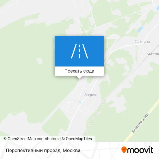 Карта Перспективный проезд