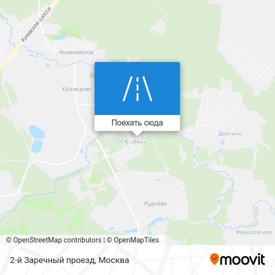 Карта 2-й Заречный проезд