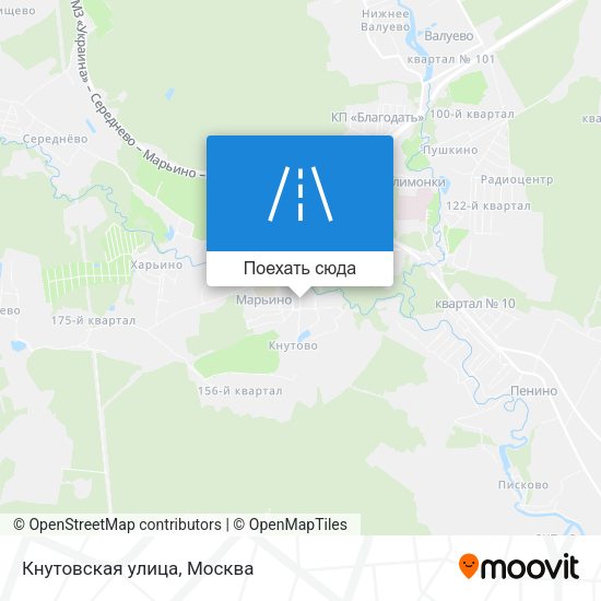 Карта Кнутовская улица