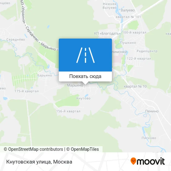 Карта Кнутовская улица
