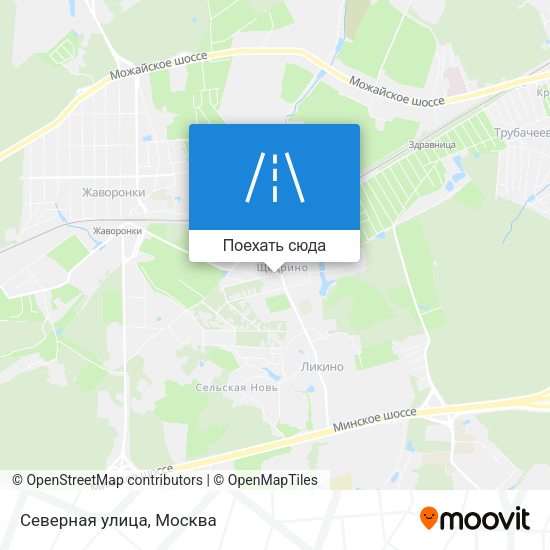 Карта Северная улица