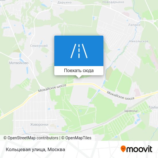 Карта Кольцевая улица