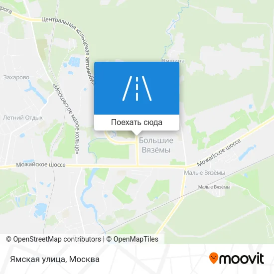 Карта Ямская улица