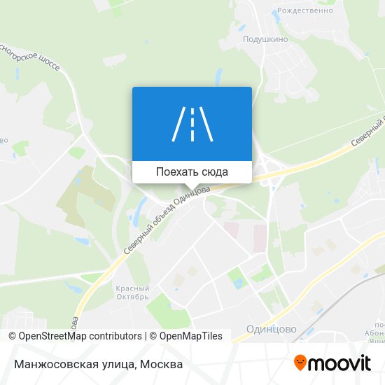 Карта Манжосовская улица