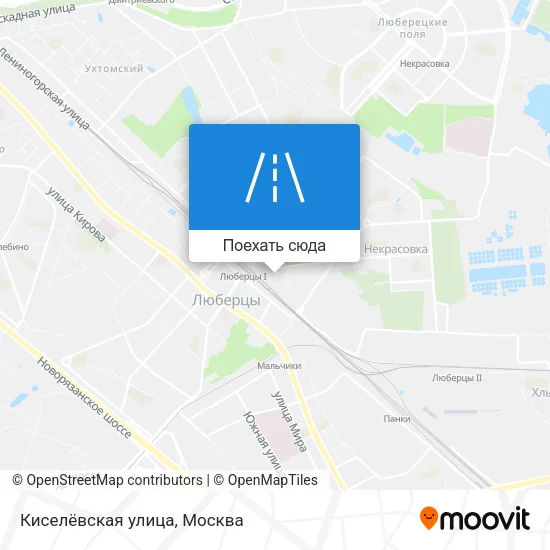 Карта Киселёвская улица
