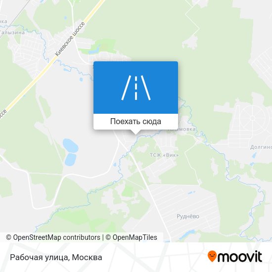 Карта Рабочая улица