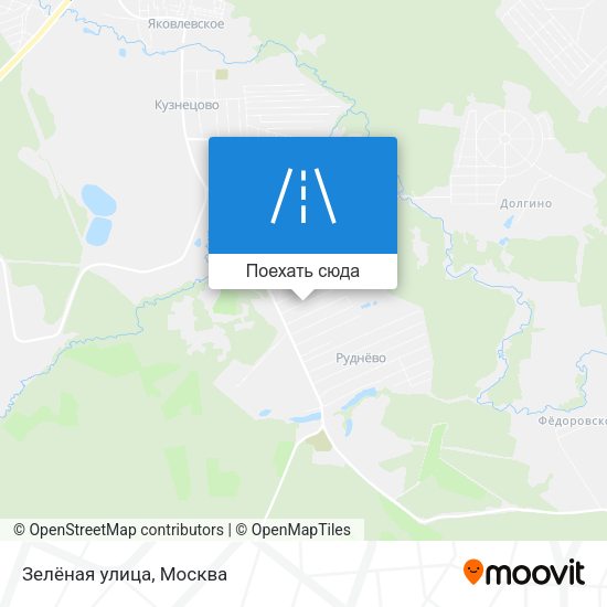 Карта Зелёная улица