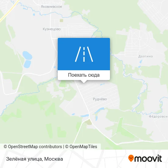 Карта Зелёная улица