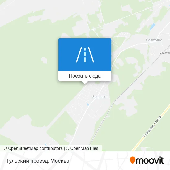 Карта Тульский проезд