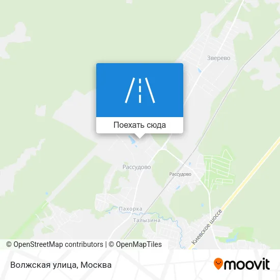 Карта Волжская улица