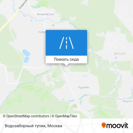 Карта Водозаборный тупик