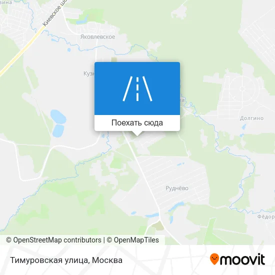 Карта Тимуровская улица