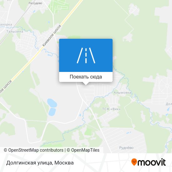 Карта Долгинская улица