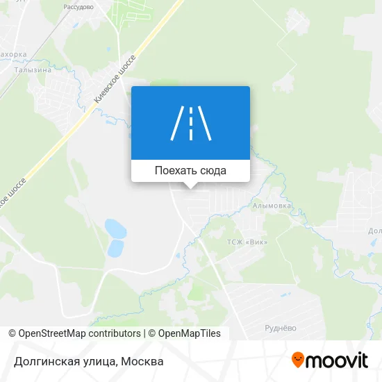 Карта Долгинская улица