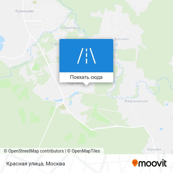 Карта Красная улица