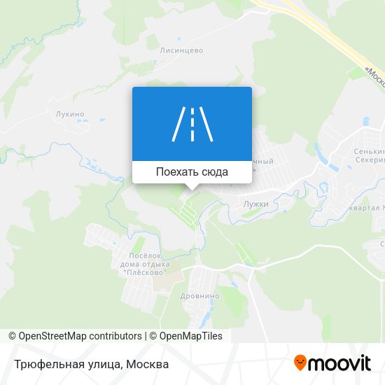 Карта Трюфельная улица