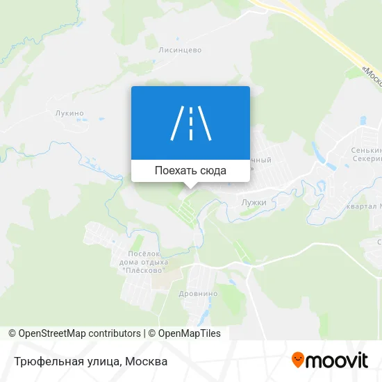 Карта Трюфельная улица