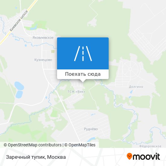 Карта Заречный тупик