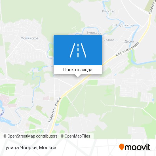Карта улица Яворки