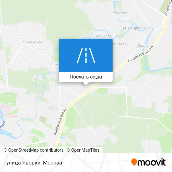Карта улица Яворки