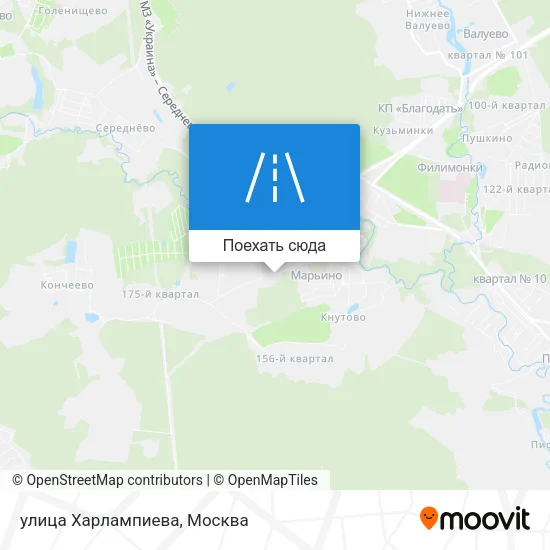 Карта улица Харлампиева