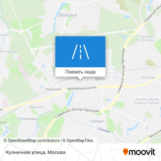 Карта Кузнечная улица