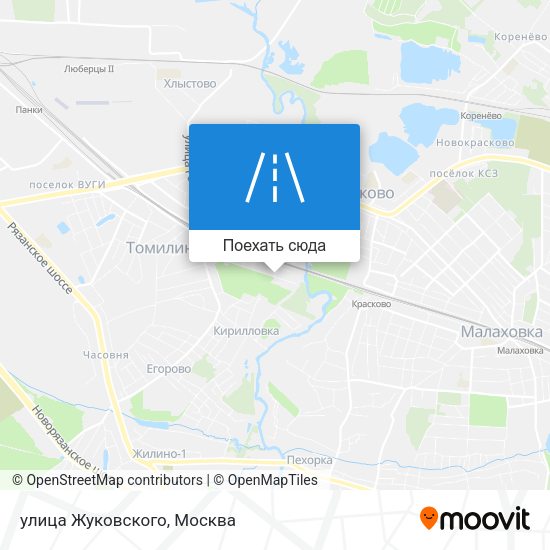 Карта улица Жуковского