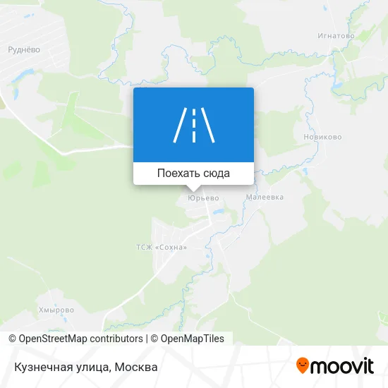 Карта Кузнечная улица