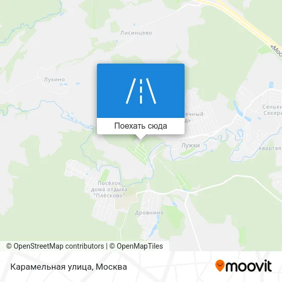 Карта Карамельная улица
