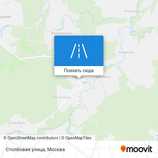 Карта Столбовая улица