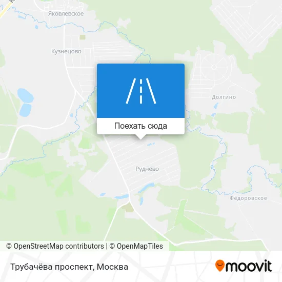 Карта Трубачёва проспект
