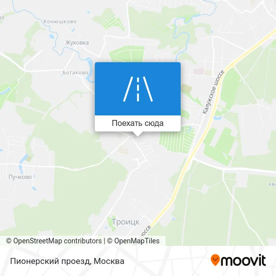 Карта Пионерский проезд