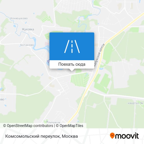 Карта Комсомольский переулок