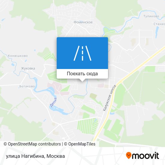 Карта улица Нагибина