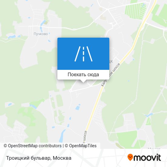 Карта Троицкий бульвар