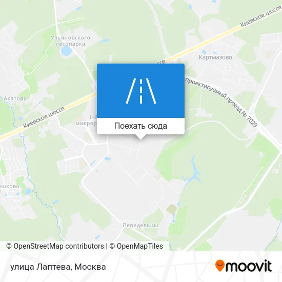 Карта улица Лаптева