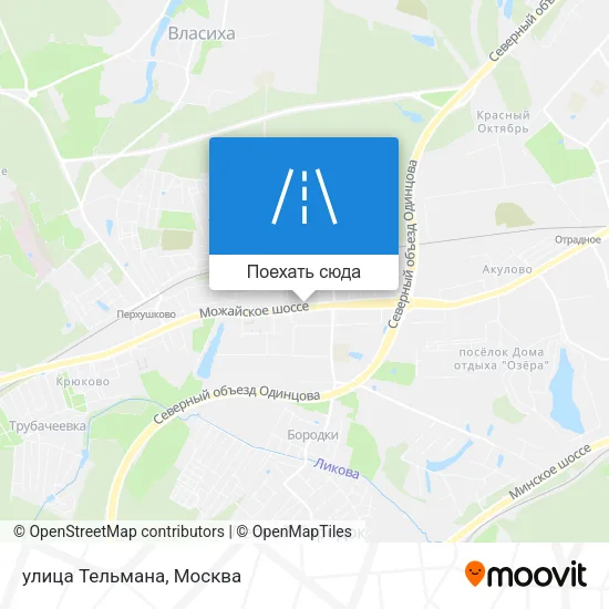 Карта улица Тельмана