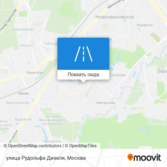 Карта улица Рудольфа Дизеля