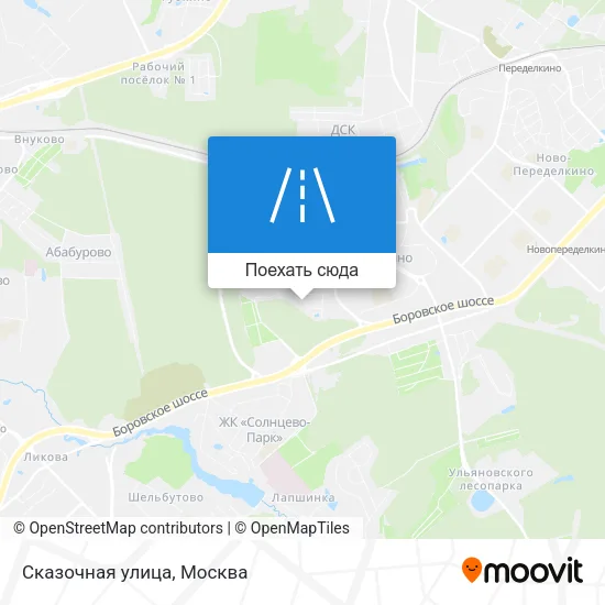 Карта Сказочная улица