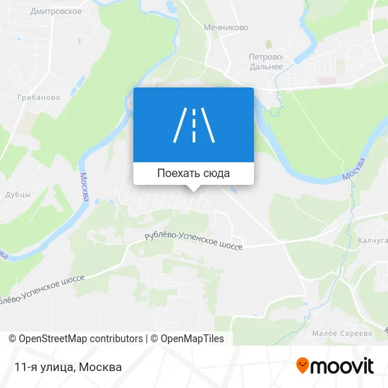 Карта 11-я улица