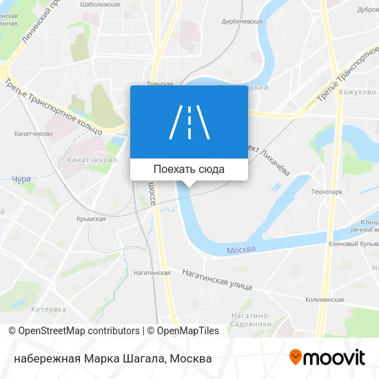 Карта набережная Марка Шагала