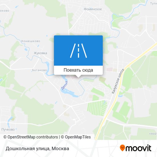 Карта Дошкольная улица