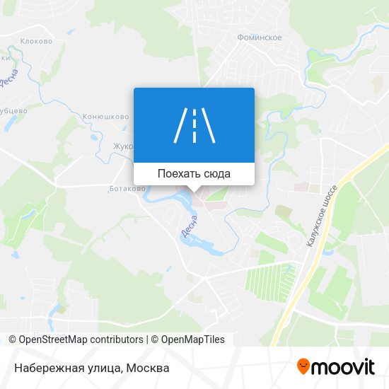 Карта Набережная улица