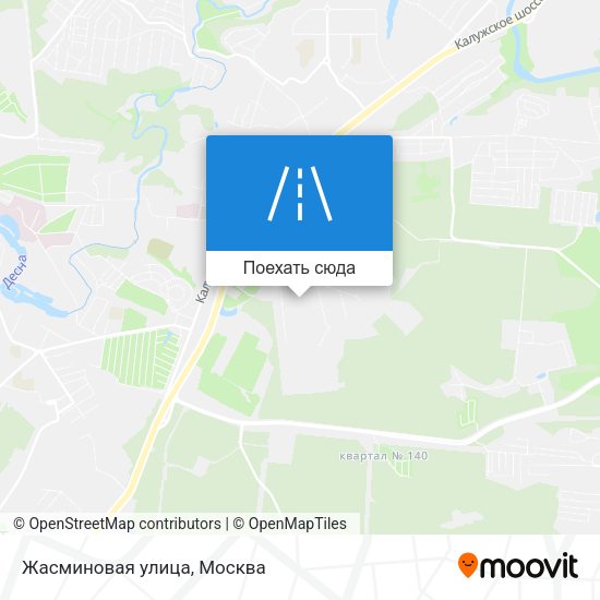 Карта Жасминовая улица